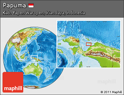Physical Location Map of Papuma