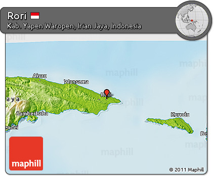 Physical 3D Map of Rori