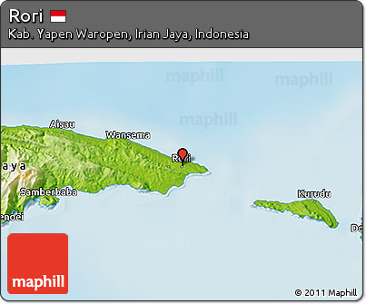 Physical 3D Map of Rori