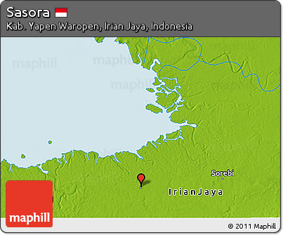 Physical 3D Map of Sasora