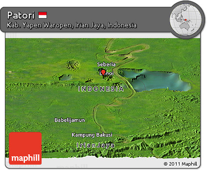 Satellite Panoramic Map of Patori