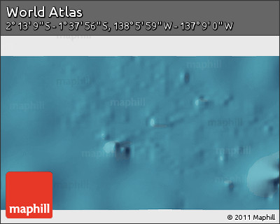 Satellite 3D Map of the Area around 1° 55' 32" S, 137° 37' 30" W