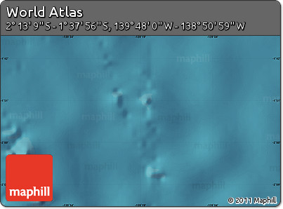 Satellite Map of the Area around 1° 55' 32" S, 139° 19' 29" W