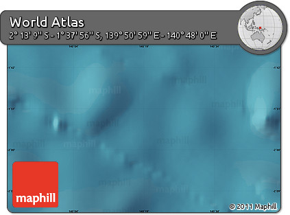 Satellite Map of the Area around 1° 55' 32" S, 140° 19' 29" E