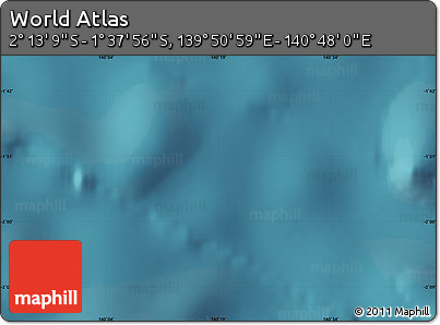 Satellite Map of the Area around 1° 55' 32" S, 140° 19' 29" E