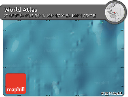 Satellite Map of the Area around 1° 55' 32" S, 143° 43' 29" E