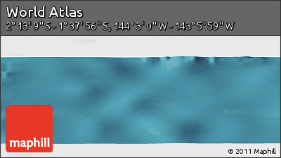 Satellite Panoramic Map of the Area around 1° 55' 32" S, 143° 34' 29" W