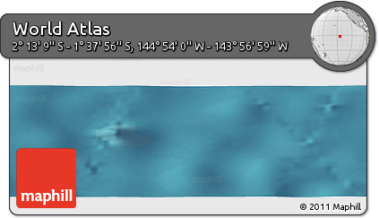 Satellite Panoramic Map of the Area around 1° 55' 32" S, 144° 25' 30" W