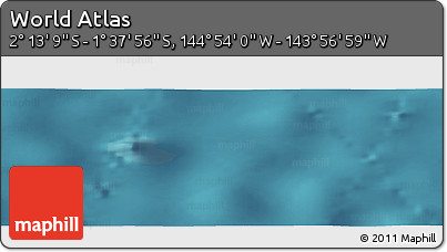 Satellite Panoramic Map of the Area around 1° 55' 32" S, 144° 25' 30" W
