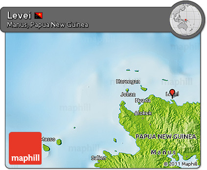 Physical 3D Map of Levei