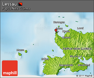 Physical 3D Map of Lessau
