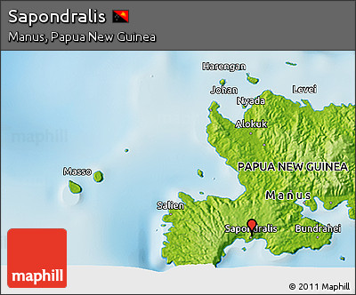 Physical 3D Map of Sapondralis