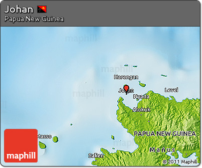 Physical 3D Map of Johan