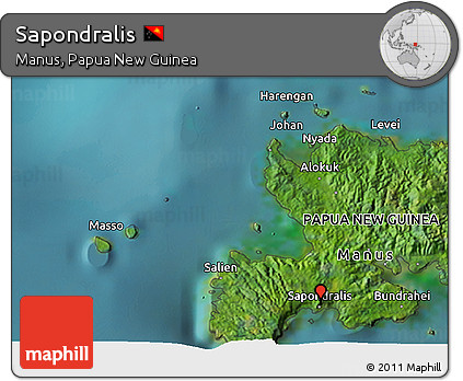 Satellite 3D Map of Sapondralis