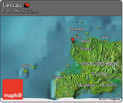 Satellite 3D Map of Lessau
