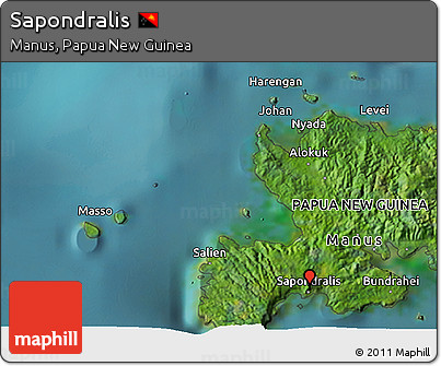 Satellite 3D Map of Sapondralis
