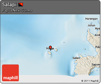 Shaded Relief 3D Map of Salapi