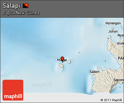 Shaded Relief 3D Map of Salapi