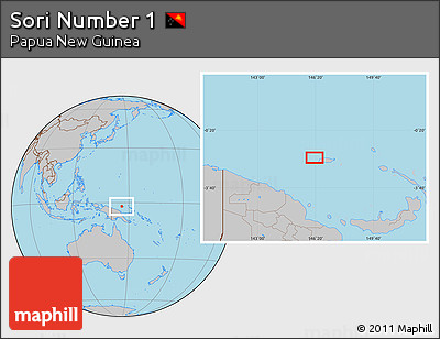 Gray Location Map of Sori Number 1