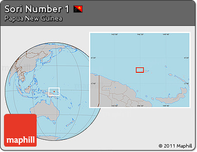 Gray Location Map of Sori Number 1