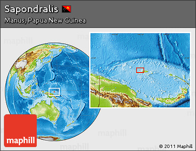Physical Location Map of Sapondralis