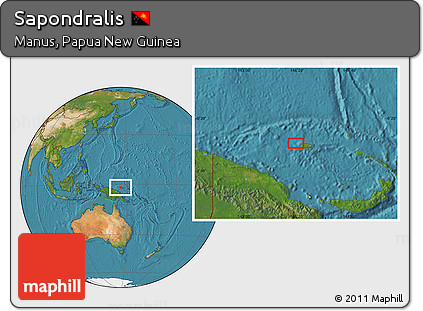 Satellite Location Map of Sapondralis