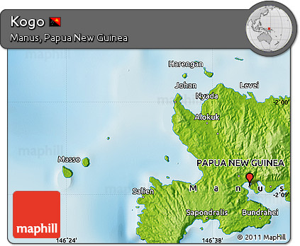 Physical Map of Kogo