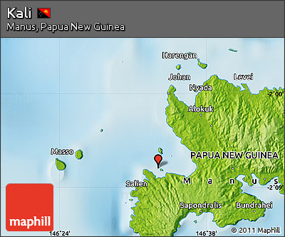 Physical Map of Kali