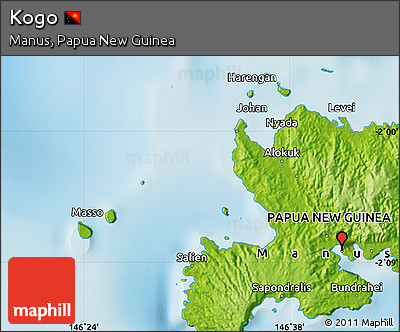 Physical Map of Kogo