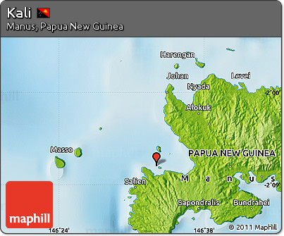 Physical Map of Kali