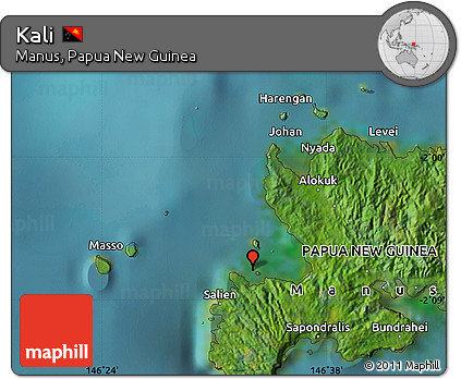 Satellite Map of Kali