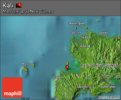 Satellite Map of Kali