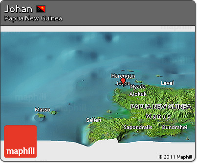 Satellite Panoramic Map of Johan