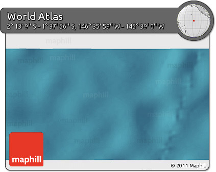 Satellite 3D Map of the Area around 1° 55' 32" S, 146° 7' 30" W