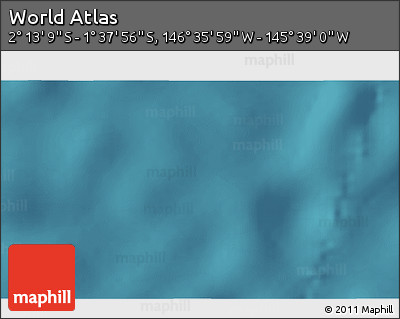 Satellite 3D Map of the Area around 1° 55' 32" S, 146° 7' 30" W