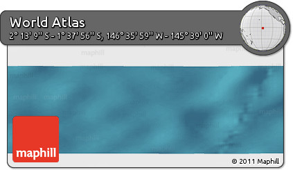 Satellite Panoramic Map of the Area around 1° 55' 32" S, 146° 7' 30" W