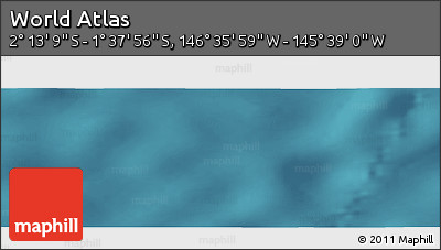 Satellite Panoramic Map of the Area around 1° 55' 32" S, 146° 7' 30" W