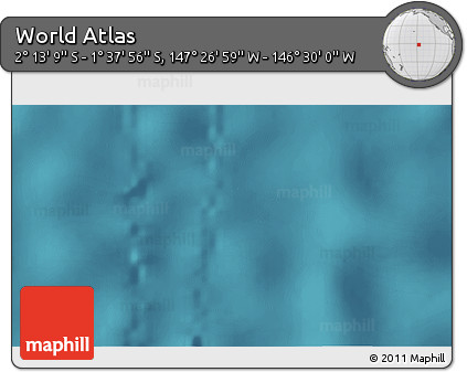 Satellite 3D Map of the Area around 1° 55' 32" S, 146° 58' 29" W