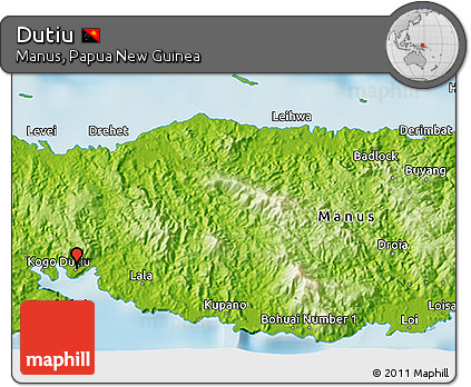 Physical 3D Map of Dutiu