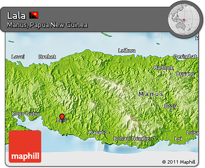 Physical 3D Map of Lala