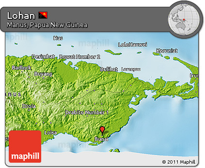 Physical 3D Map of Lohan