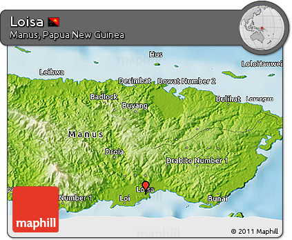 Physical 3D Map of Loisa
