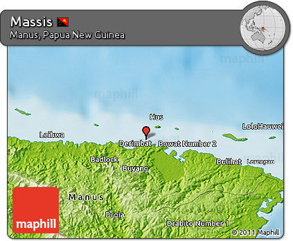 Physical 3D Map of Massis