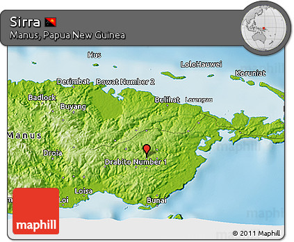 Physical 3D Map of Sirra