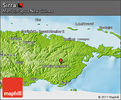 Physical 3D Map of Sirra