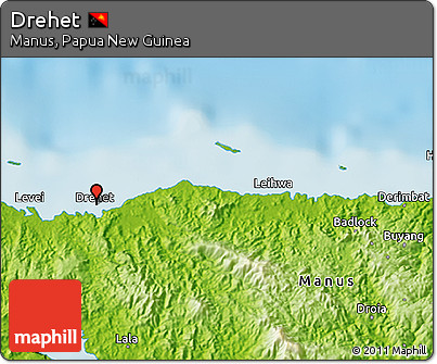 Physical 3D Map of Drehet