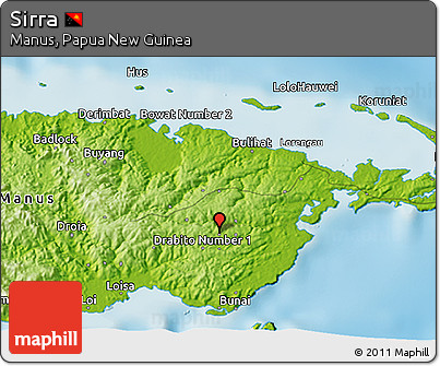 Physical 3D Map of Sirra