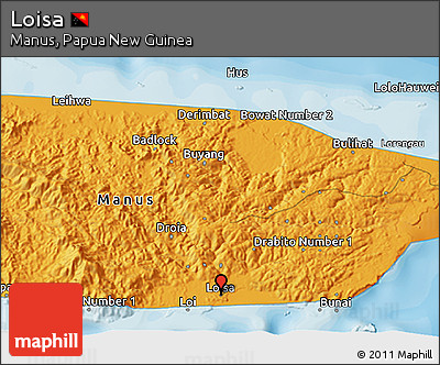 Political 3D Map of Loisa