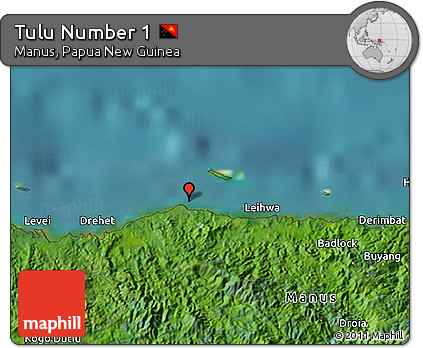 Satellite 3D Map of Tulu Number 1