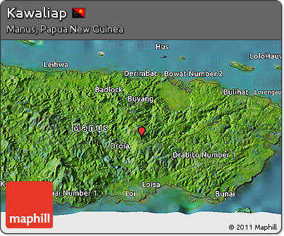 Satellite 3D Map of Kawaliap